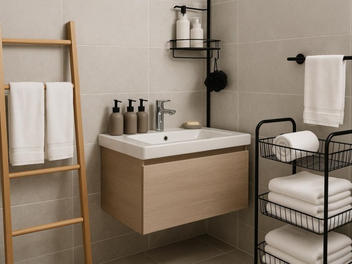 Освежите ванную за два дня: 5 простых идей, которые полностью изменят интерьер без ремонта Освежите ванную за два дня: 5 простых идей, которые полностью изменят интерьер без ремонта