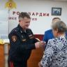 В Бурятии росгвардейцы поздравили ветеранов с праздником
