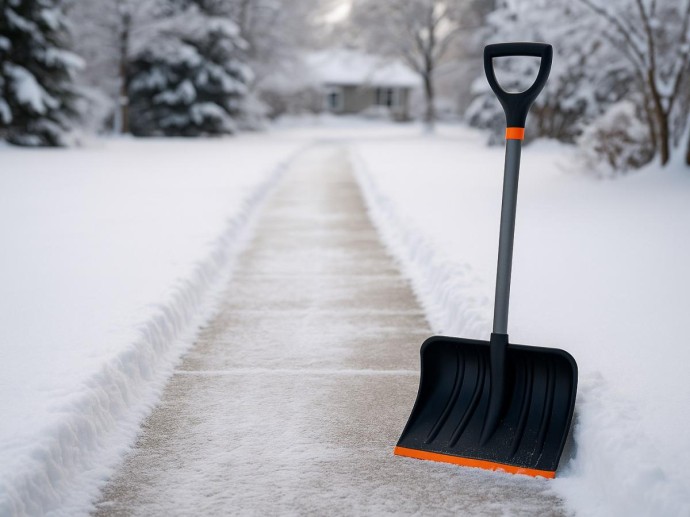 Неправильная техника уборки снега повышает риск травм
