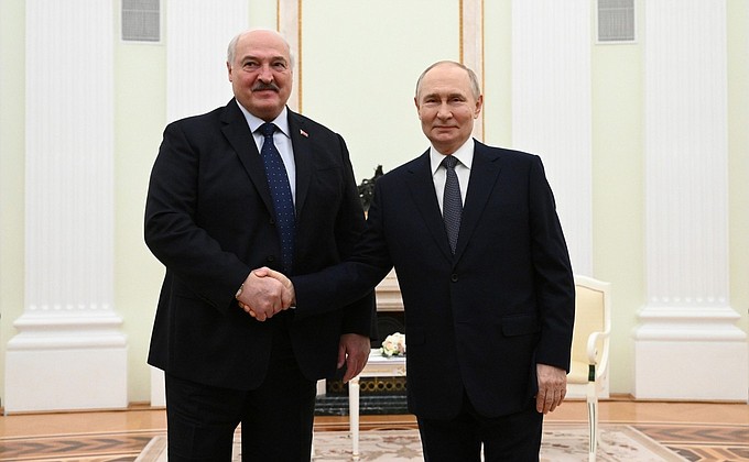 Встреча с Президентом Белоруссии Александром Лукашенко