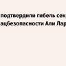 В Иране подтвердили гибель секретаря совета нацбезопасности Али Лариджани