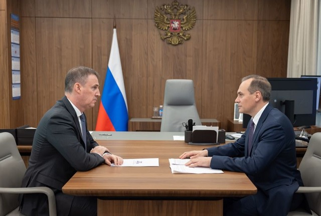 Артем Здунов встретился с вице-премьером Дмитрием Патрушевым Артем Здунов встретился с вице-премьером Дмитрием Патрушевым