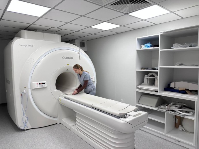 В Новомосковской больнице появился новый современный томограф