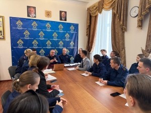 Руководитель управления общественно-политической работы СК России провел расширенное заседание центрального штаба Молодежного союза «Юный следователь»