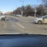В Благовещенске у центральной площади произошло жесткое ДТП