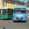 В центре Пензы столкнулись автобус и маршрутка