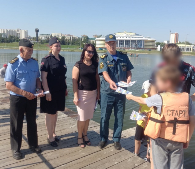 На двух водоемах Саранска в ходе рейда выявлено 52 несовершеннолетних без присмотра