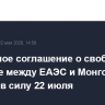 Временное соглашение о свободной торговле между ЕАЭС и Монголией вступит в силу 22 июля