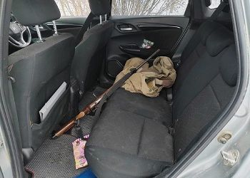 В Приамурье поймали мужчину с заряженным самодельным карабином в машине