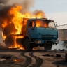 В Амурской области двое детей, играя со спичками, сожгли два КамАЗа