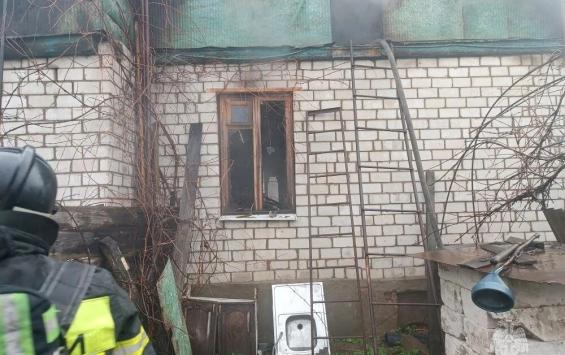 В Курске при пожаре в жилом доме погибли два человека