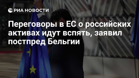 Переговоры в ЕС о российских активах идут вспять, заявил постпред Бельгии