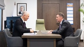 Дмитрий Патрушев и губернатор Херсонской области Владимир Сальдо обсудили развитие сельского хозяйства региона