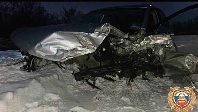 В Башкирии в страшной аварии пострадали два человека
