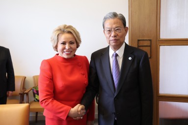 В СФ начинают подготовку к визиту главы китайского парламента Чжао Лэцзи в РФ