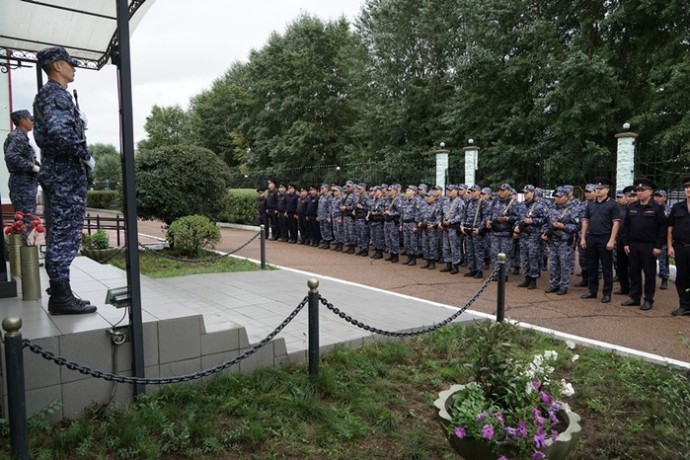 В Бурятии почтили память погибших сотрудников вневедомственной охраны