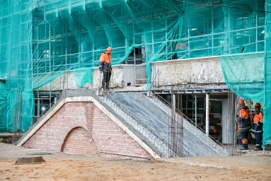 Продолжается комплексная реконструкция Центрального московского ипподрома