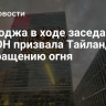 Камбоджа в ходе заседания СБ ООН призвала Тайланд к прекращению огня