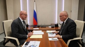 Дмитрий Чернышенко провёл рабочую встречу с губернатором Кировской области Александром Соколовым