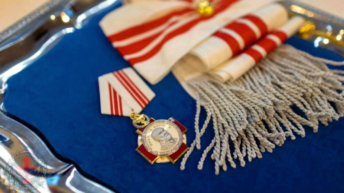 Дмитрий Миляев поздравил 39-й медотряд ВДВ с наградой Президента