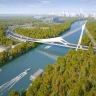 Готовность моста-паруса в районе Новозаводской улицы превышает 15 процентов
