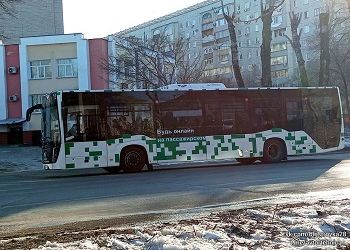 На улицы Благовещенска вышли вместительные автобусы в новых ливреях