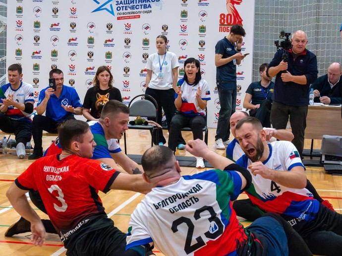 Белгородцы стали обладателями золота на Кубке Защитников Отечества по волейболу сидя Белгородцы стали обладателями золота на Кубке Защитников Отечества по волейболу сидя