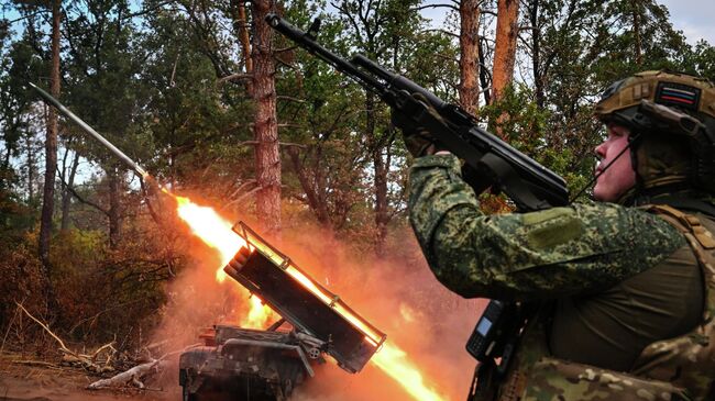 ВС России уничтожили блиндаж с живой силой ВСУ под Северском