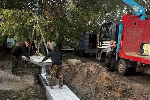 В Томском Серышевского округа заменили участок тепловой сети