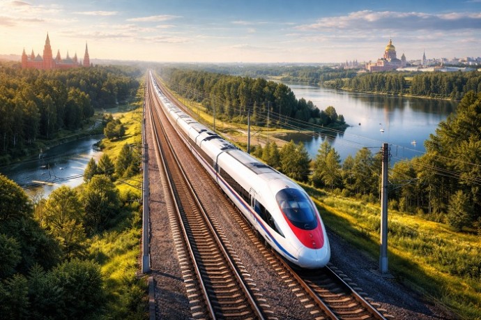 На ВСМ «Москва — Санкт-Петербург» началось строительство участков для испытаний поездов