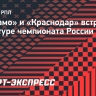 «Динамо» и «Краснодар» встретятся в 29-м туре чемпионата России 11 мая