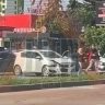 На проспекте Строителей в Пензе образовалась пробка из-за жесткого ДТП
