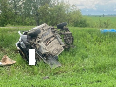 В пригороде Саранска LADA ВИС 234900 опрокинулась в кювет, водитель - в больнице