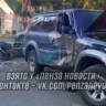 Страшная авария в Пензе: мотоцикл протаранил внедорожник