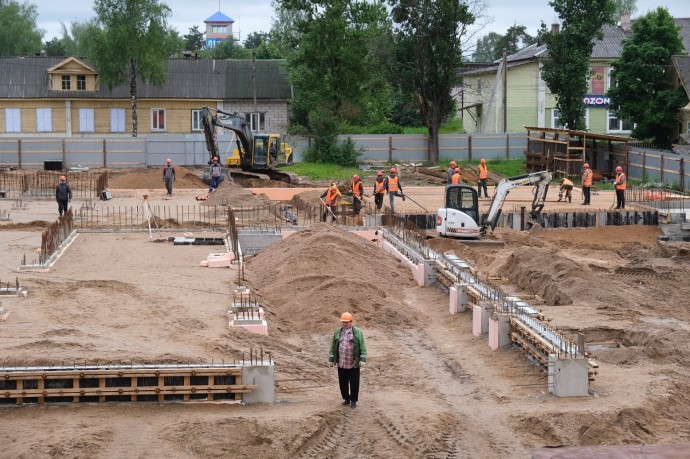 Центр культурного развития в Хвойной планируют ввести в эксплуатацию в 2026 году
