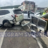 «Светофор в шоке»: на Патрокле водитель Subaru устроил погром и разбил иномарку
