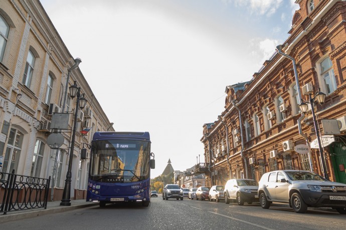 Автобусный маршрут М1 в Астрахани выбился в лидеры