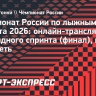 Чемпионат России по лыжным гонкам: онлайн-трансляция командного спринта (финал)