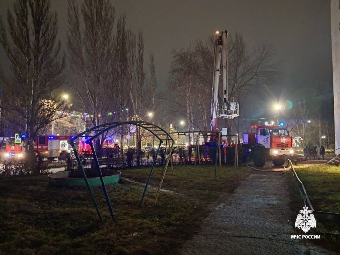 Необычным способом спасли людей при пожаре в Башкирии