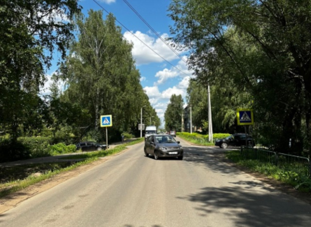 В Рузаевке водитель "Лады Калины" сбил женщину на переходе