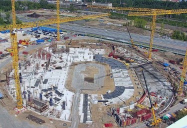 Стало известно, как продвигается строительство десятитысячной арены у ДКЖ в Перми