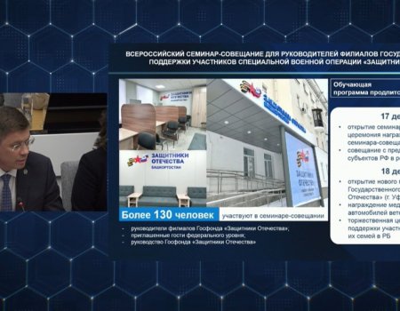 В Уфе пройдёт большой форум по поддержке ветеранов СВО