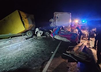 Соцсети: фура маркетплейса попала в жесткое ДТП в Приамурье