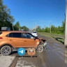 В Уфе водитель на иномарке влетел в столб на Сельской Богородской