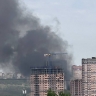 В Ростове полыхает крупный пожар на Штахановского