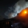 В Свободном пожар уничтожил кровлю дома, гараж и автомобиль