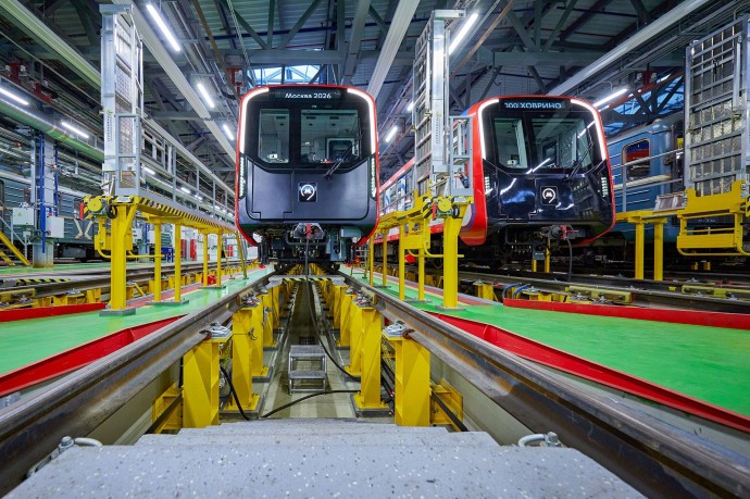 Более 350 вагонов «Москва-2026» поступит в столичное метро в новом году Более 350 вагонов «Москва-2026» поступит в столичное метро в новом году