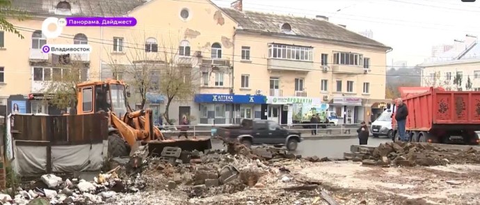 Очередное кафе-самострой пошло под снос во Владивостоке