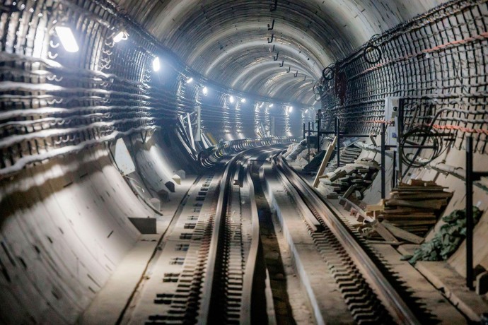 В этом году при строительстве тоннелей метро установили на 30 процентов больше железобетонных колец