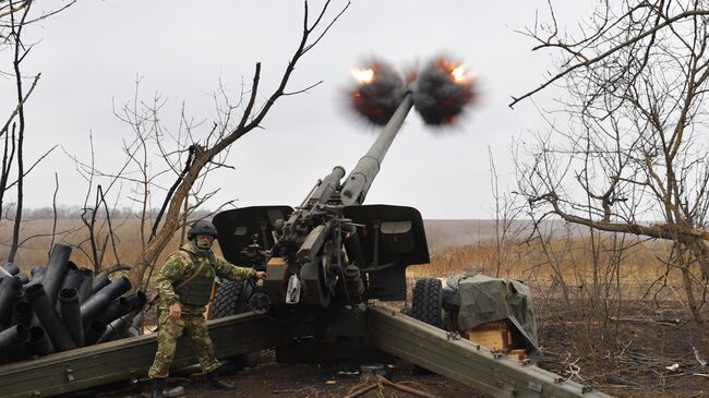 Российские артиллеристы уничтожили опорные пункты ВСУ в Гуляйполе Российские артиллеристы уничтожили опорные пункты ВСУ в Гуляйполе